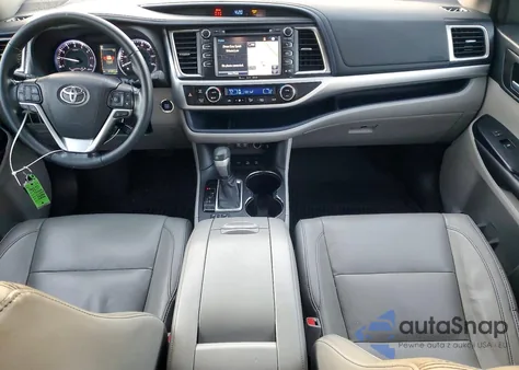 2017 Toyota Highlander Se from USA, damaged, VIN 5TDJZRFH9HS393422